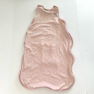 Woolino 4_Season Sleep Sack organic cotton pink polka dot 2-24 mo